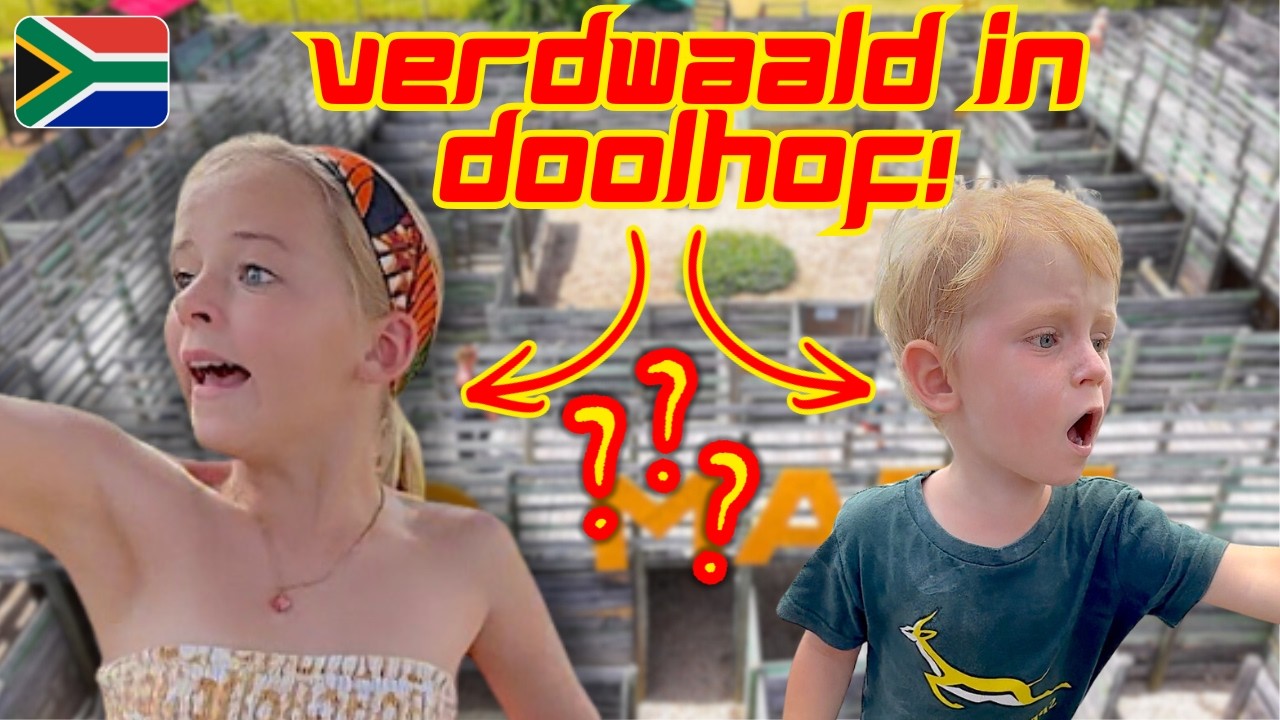 GAAT HELEMAAL MIS in 3D-DOOLHOF! 😱 ( Plettenberg) 🇿🇦 | Bellinga Vlog #3524