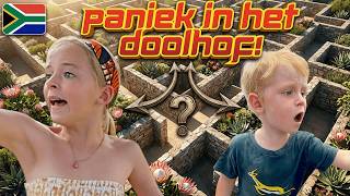 GAAT HELEMAAL MIS in 3D-DOOLHOF! 😱 ( Plettenberg) 🇿🇦 | Bellinga Vlog #3524