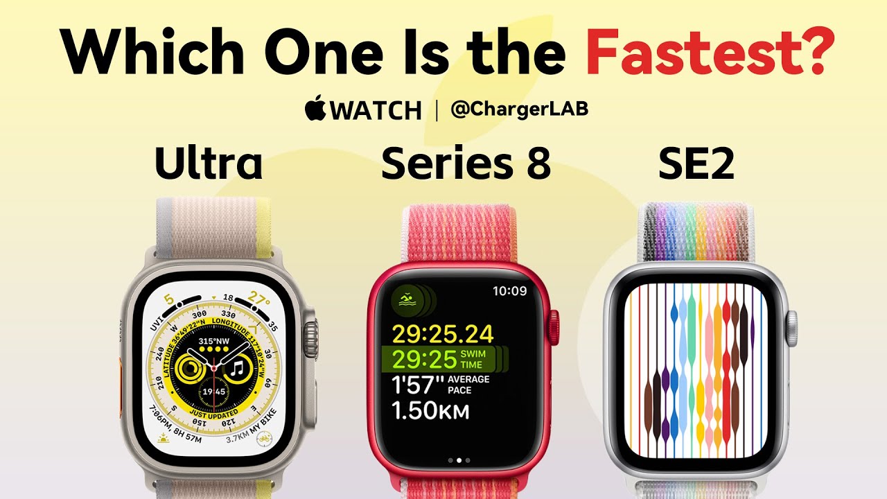 Apple Watch Ultra vs Series 8 vs SE 2 - Charging Review🔋 - YouTube