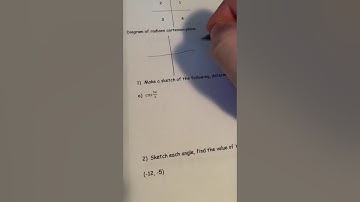 6.2 #2 Radian Measure on a Cartesian Plane