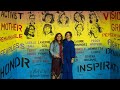 Pop-Up Gallery Celebrating Female Artists: Leah Tinari Paints Mural Inspired By Her Book &quot;Limitless&quot;