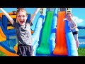 We Made A Water Park In Our Backyard!