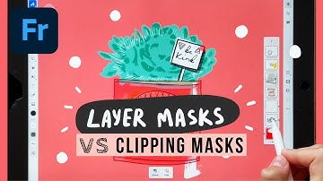 How to use clipping masks in Adobe Fresco tutorial