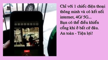 Lắp đặt motor cổng lùa điều khiển qua điện thoại tại Cần Thơ