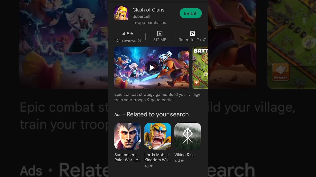 How to download clash of clans on play store 