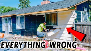 Modern Siding on Abandoned House. INCREDIBLE TRANSFORMATION! (EP.11)