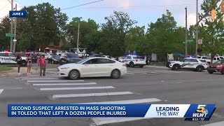 Police arrest another suspect at a Ohio festival shooting that wounded 12