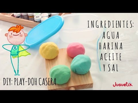 Cómo hacer plastilina Play-Doh casera - No tóxica 