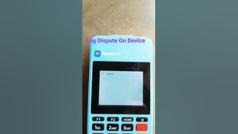 How To Log Dispute On Moniepoint Terminal