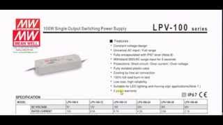 Thông số MEAN WELL LPV-100-5, LPV-100-12, LPV-100-15, LPV-100-24, LPV-100-48, LPV-100-36,