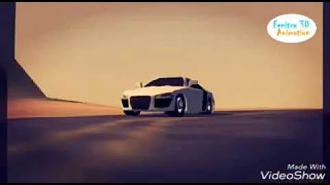 Audi R8 car 3d animation by Fenitra - animated using anim8or