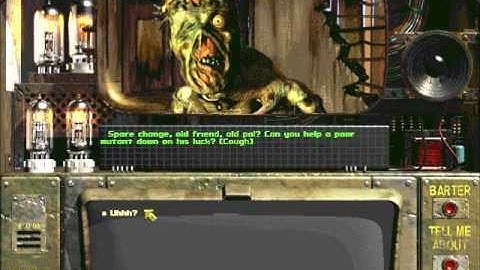 Harold with low Intelligence Fallout