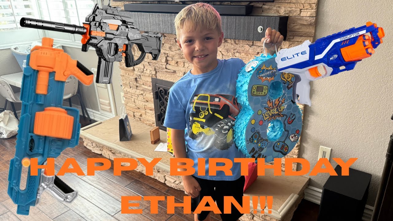 Ethan 8th Birthday | Nerf Gun Party