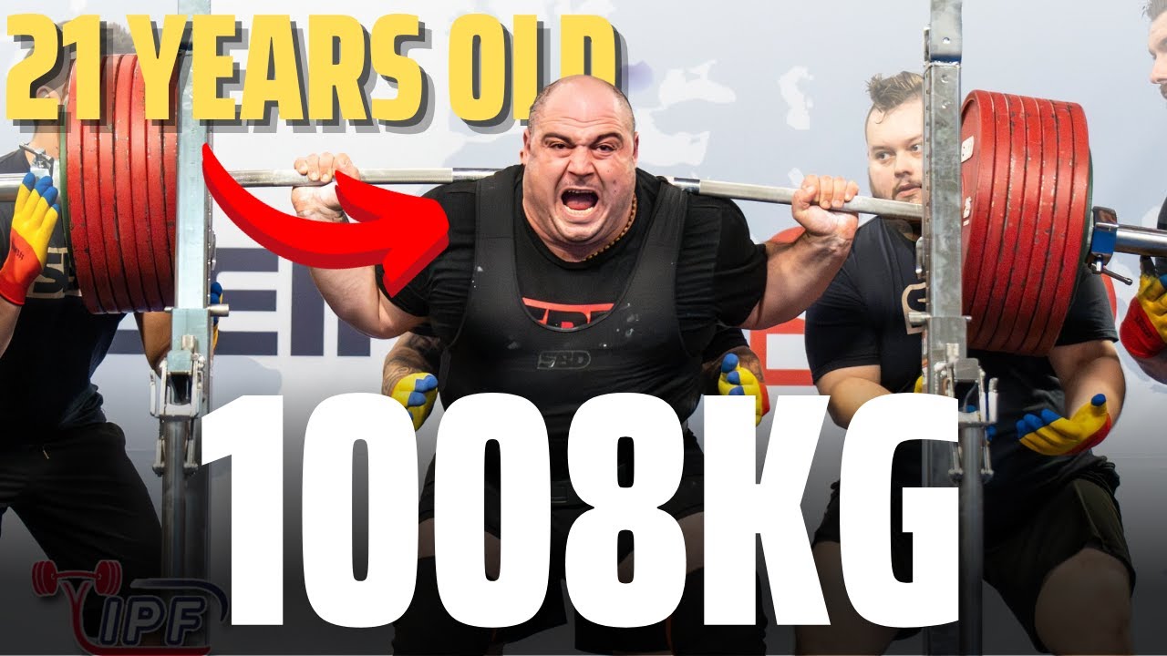 Temur Samkharadze GEO | 1st Place 120+kg Class | 1008kg Total | IPF Jr Worlds 2023