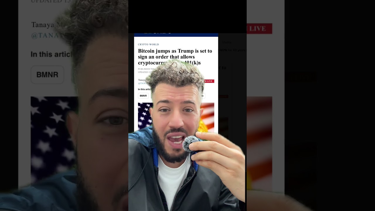 Trump Approved CRYPTO in 401K. 