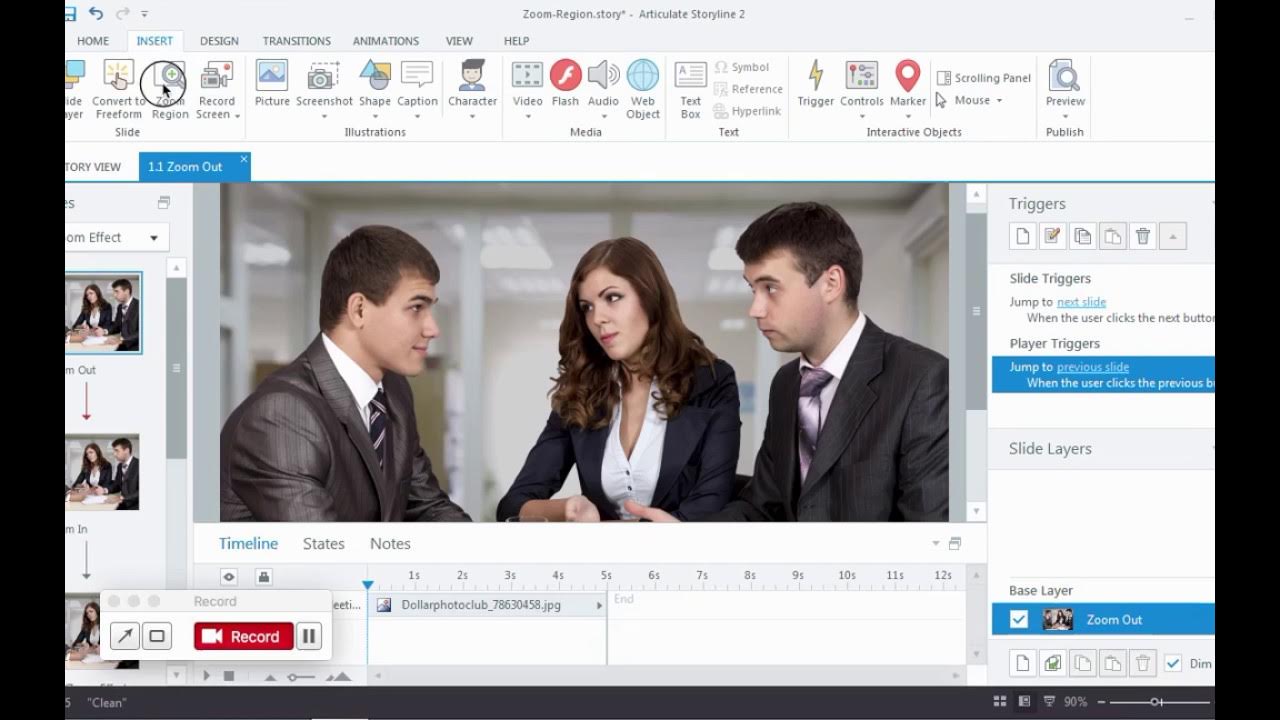 Articulate Storyline Easily Create Zoom Regions YouTube
