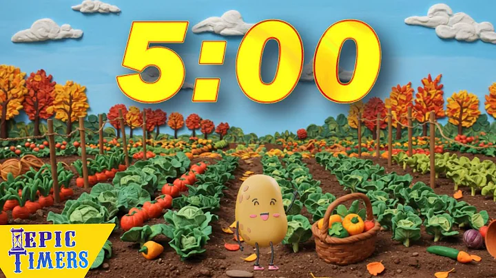 5 Minute Music Timer with Petite Potato’s in His Fall Garden on Play-Doh Day!