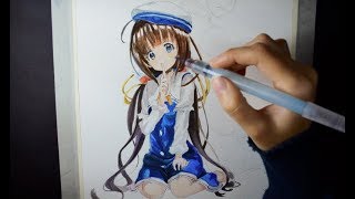Fanart Hinatsuru Ai Ryūō No Oshigoto Part 1 Watercolor Speed Drawing