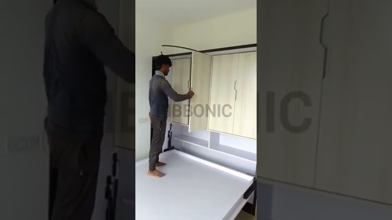 Ribbonic wall bed /Murphy bed fittings hardware with life time Guarantee/call 9879500233 /INDIA 🇮🇳
