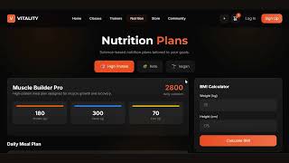 Premium Fitness & Wellness Web Application | Gym & Fitness Website #gym #fitness screenshot 3