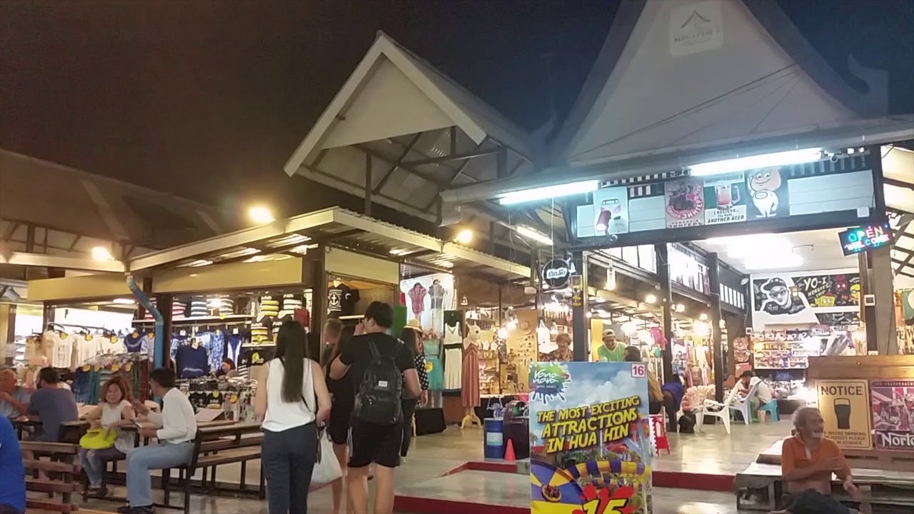 Hua Hin Night Market, Hua Hin, Thailand - YouTube