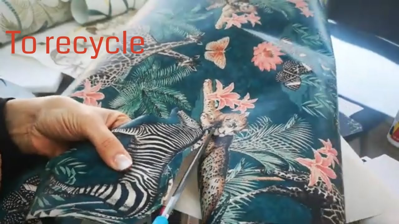 Comment recycler du papier peint? How to recycle Wallpaper? YouTube