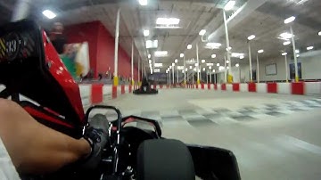 K1 Speed Go Kart Action Side POV W/ Crash
