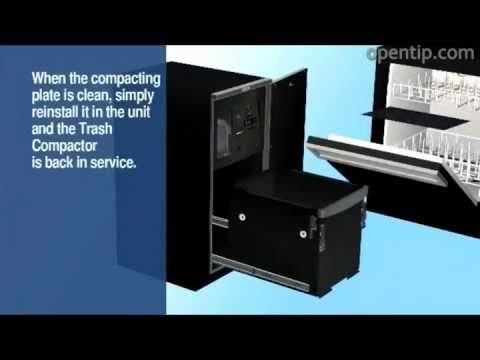 How Does A Trash Compactor Work broan elite & broan elite xe trash compactors - easy to clean from How Does A Trash Compactor Work broan elite & broan elite xe trash compactors - easy to clean from