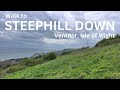 Walk up to steephill down ventnor 23 april 2024