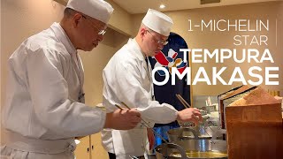 $140 Michelin Starred Tempura Omakase in Kyobashi, Tokyo - Tempura Fukamachi * Vlog | 4K screenshot 5