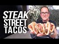 INSANELY EASY YET DELICIOUS STEAK STREET TACOS! | SAM THE COOKING GUY