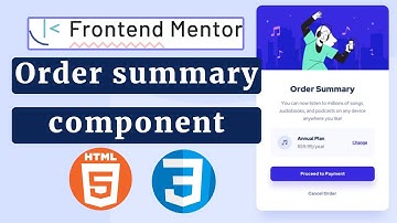 Frontendmentor Order summary component | HTML & CSS