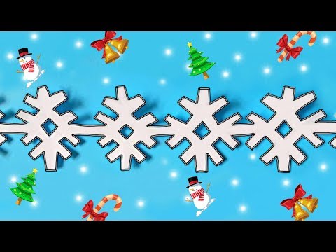 Гирлянда своими руками из снежинок