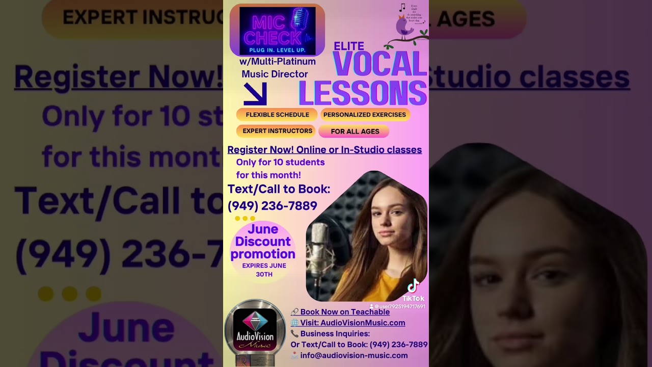 VOCAL COACHING/SONGWRITING with Multi-Platinum Music Director