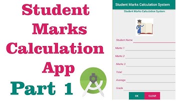 Student Marks Calculation App Part 1