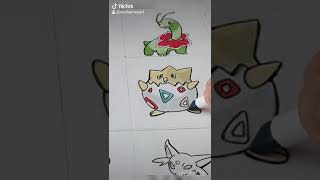 #shorts Drawing 250 Pokemon