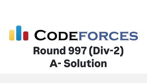 Codeforces Round 997 (Div-2) A-Shape Perimeter Solution.