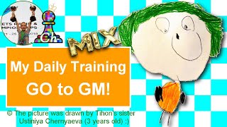 Chess prodigy Tihon. MIX daily training. GO to GM! LiveStream. 13/10/2020