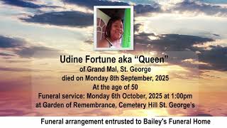 MTV OBITUARIES FOR THURSDAY 2ND OCTOBER 2025