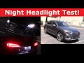 2021 Audi Q5 Sportback 45 Headlight Test