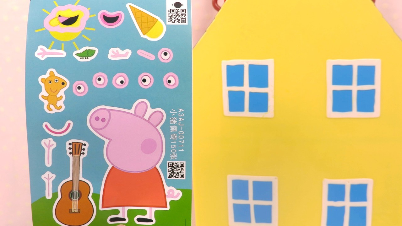 Peppa Pig Crée ton Personnage | Activités pour Enfants Autocollants