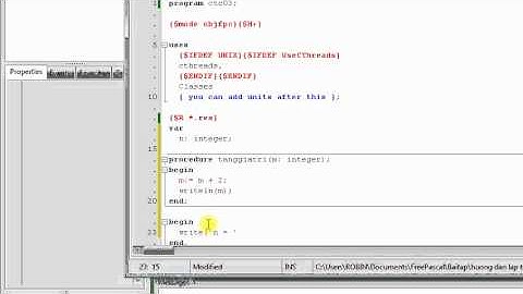 Chương trình con (bài 3 - Tham trị)