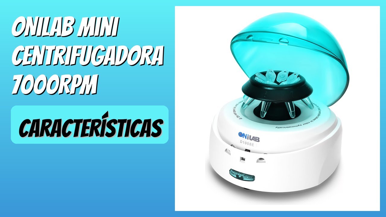 RESEÑA (2026) : ONiLAB Mini Centrifugadora 7000RPM. DETALLES