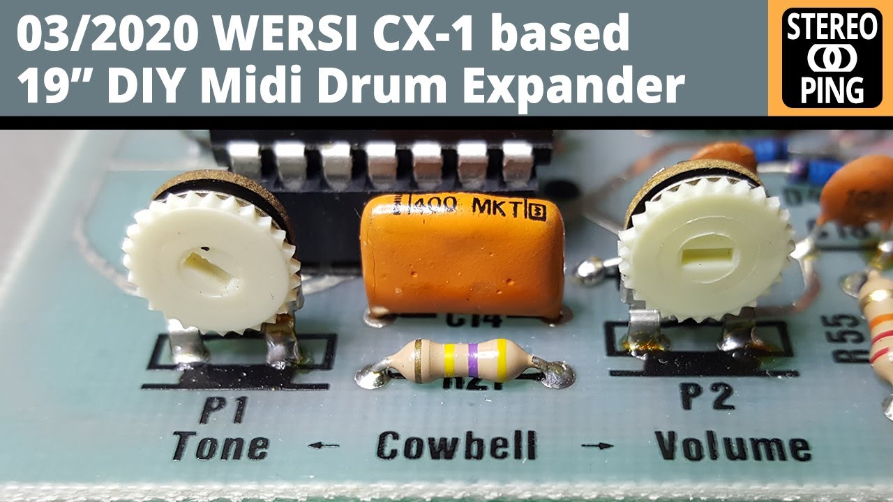 Παρακολούθηση Wersi CX-1 based 19" midi drum expander στο YouTube Παρακολούθηση Wersi CX-1 based 19" midi drum expander στο YouTube