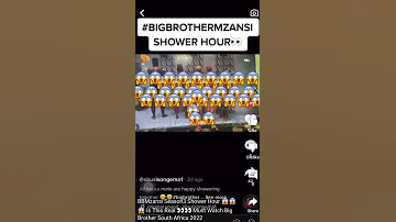 BBMzansi Season3 Shower Hour 😱😱 Is This Real 👀👀 Must Watch Big Brother South Africa 2022 #shorts
