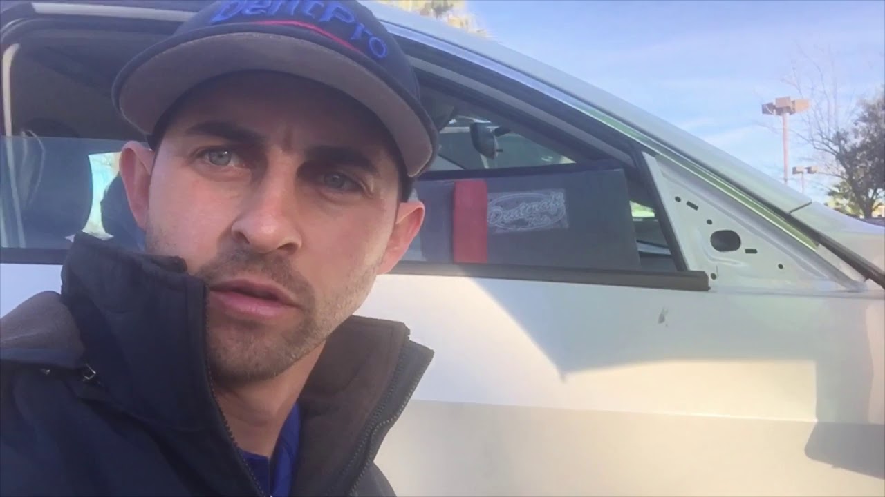 Paintless dent repair Honda Civic door