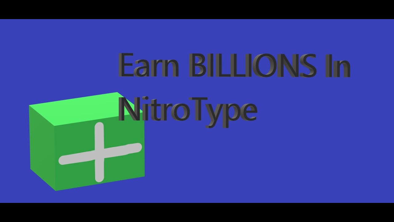 How to earn billions on nitro type (this is the method Nate Dogg uses ...