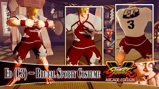 STREET FIGHTER V - MODS - ED *BRUTAL SPORTY COSTUME* (PC ONLY) screenshot 5