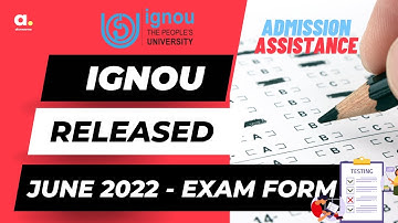 IGNOU Exam Form Filling Started | ONLINE EXAM | Last Date