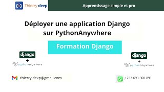 🎥 Déployer une application Django sur PythonAnywhere – Tutoriel complet en français 🇫🇷